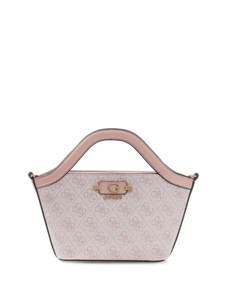 Geantă Guess Lindsey Mini deschis roz