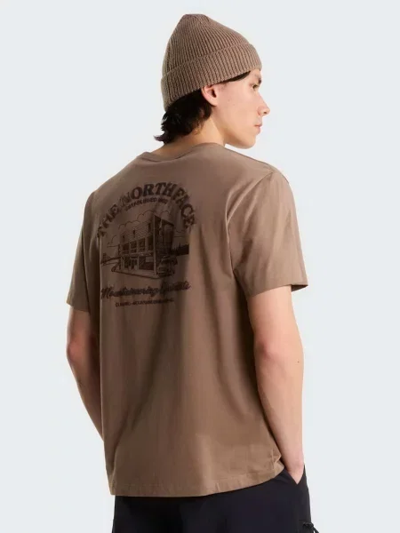 Футболка The North Face U OG STORE RELAXED SHORT SLEEV коричневий