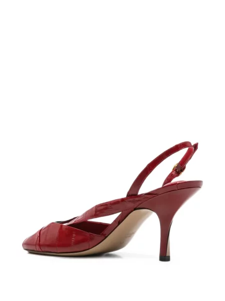 Sandale Jacquemus slingback roșu