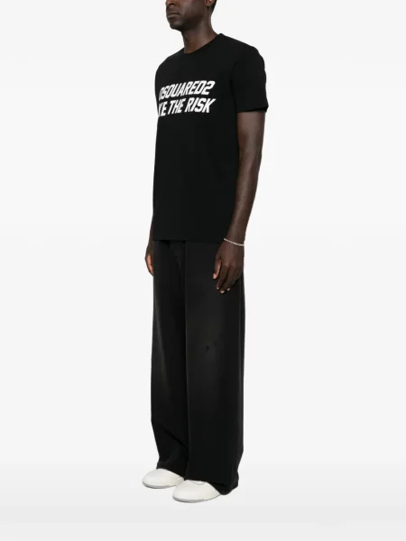 Μπλούζα Dsquared2 με σχέδιο μαύρο