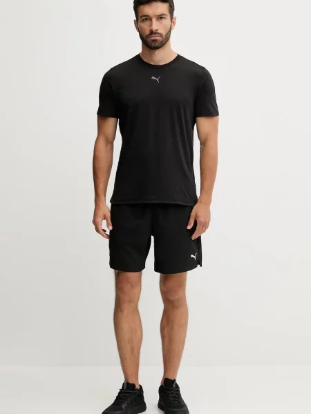 Majica kratkih rukava za trening Puma bez uzorka crna