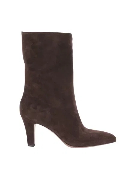 Buty do kostki Paris Texas zamszowe brązowe