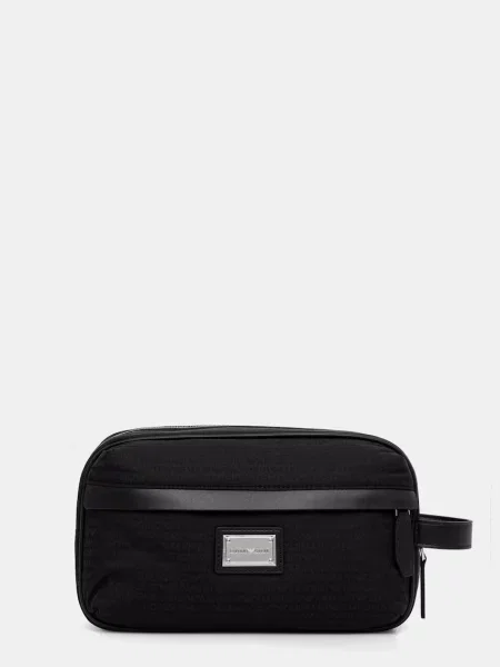 Pungă cosmetică Emporio Armani negru