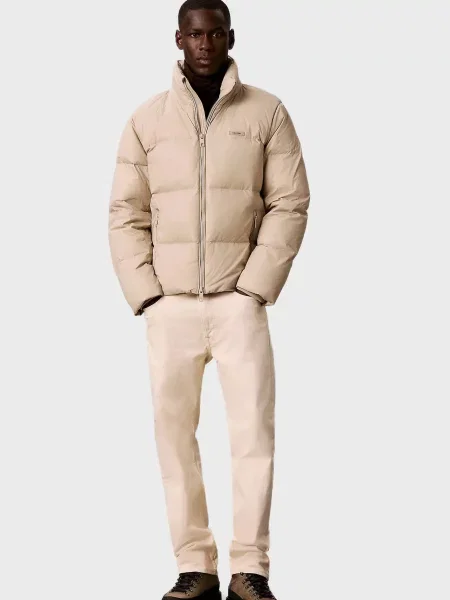 Пуховик Calvin Klein бежевий