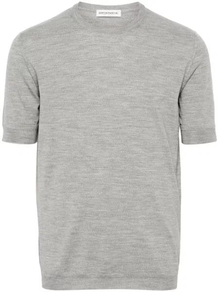 Vlněná košile Goes Botanical šedá