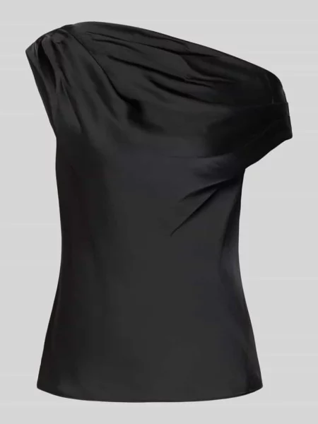 Top Ralph Lauren z odkrytymi ramionami czarny