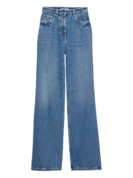 Jeansy Prada z 5 kieszeniami niebieskie