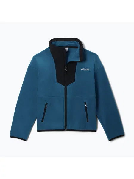 Gyerek polár pulóver Columbia Sequoia Grove Full Zip Fleece phoenix blue/black. Méret: XL fekete