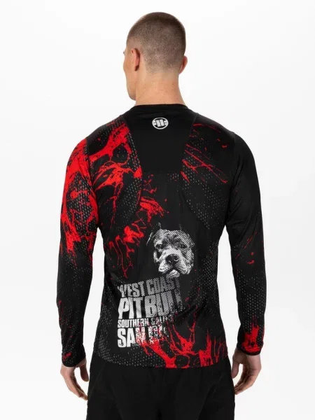 Longsleeve Pitbull Mesh Performance Pro plus Blood Dog II czarna