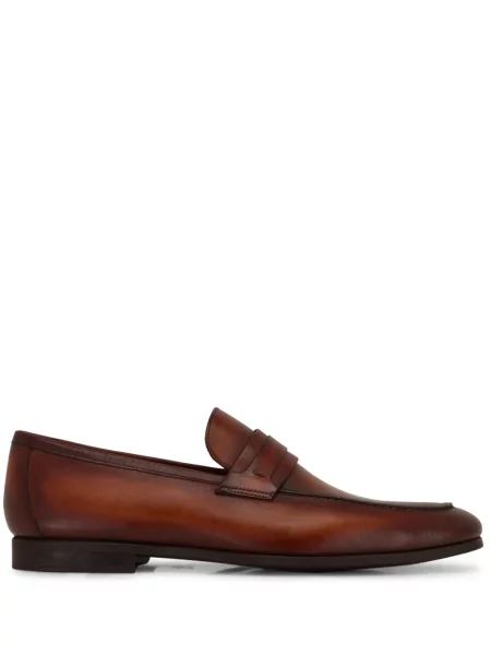 Pantofi loafer Magnanni din piele maro
