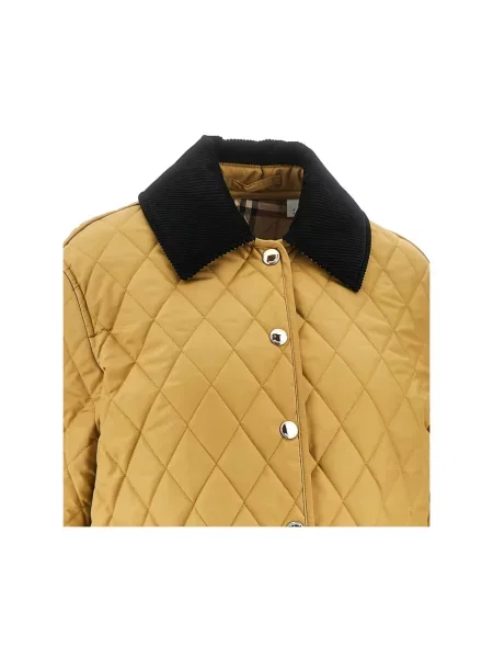 Kurtka puchowa Burberry żółta