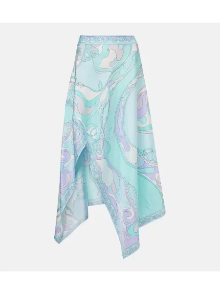 Fusta maxi Pucci de mătase
