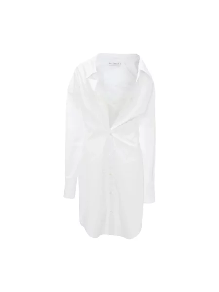Sukienka koszulowa Jw Anderson biała