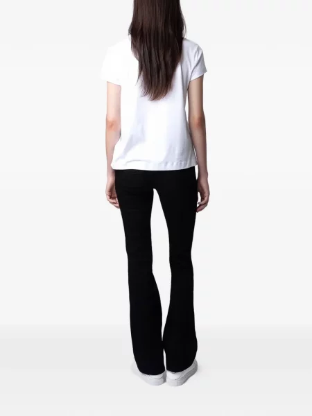 Blugi evazați Zadig&voltaire negru