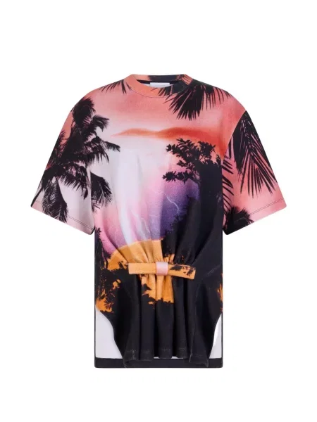 Koszulka Rabanne z kokardką czarna