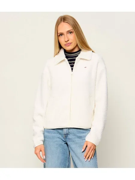 Hanorac din fleece Tommy Jeans din fleece