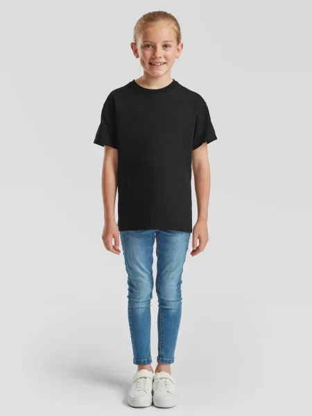 Tricou copii Fruit Of The Loom negru