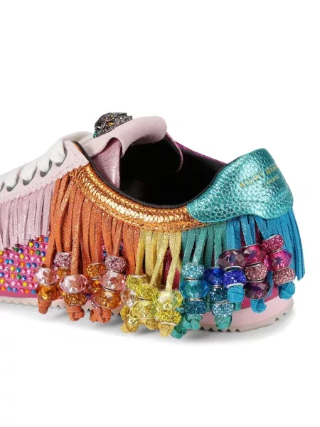 Маратонки Kurt Geiger London с ресни розово