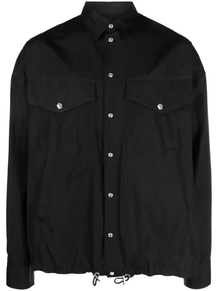 Cămașă Dsquared2 cu imagine negru