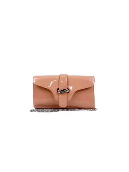 Naszyjnik Emporio Armani skórzany różowy