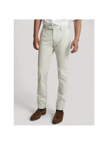 Сhinosy Polo Ralph Lauren ze stretchu beżowe