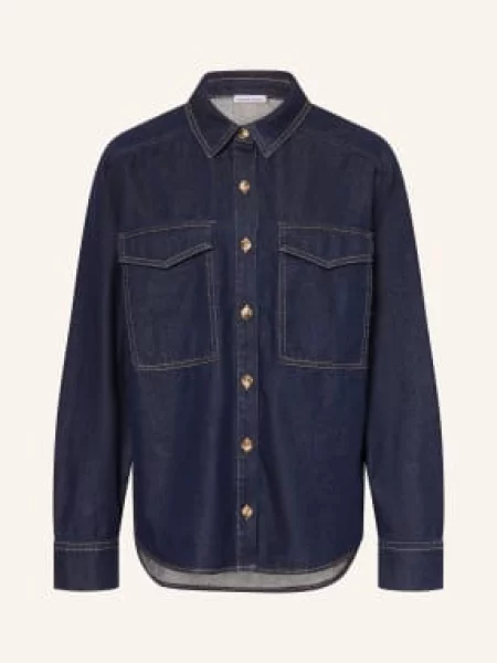 Mrs & Hugs Bluzka Jeansowa blau granatowa