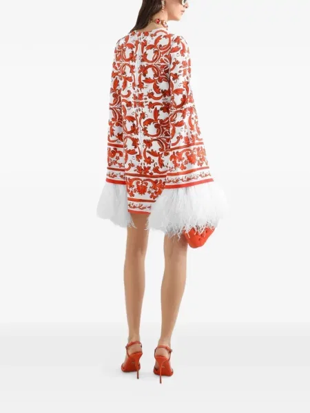 Rochie Dolce & Gabbana cu imagine alb