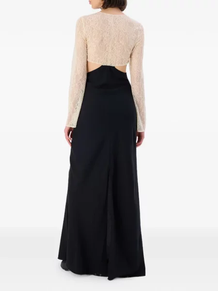 Rochie maxi Occleus cu legături negru