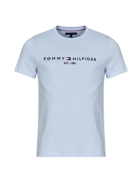 TOMMY HILFIGER Póló tengerészkék / világoskék / piros / fehér kék
