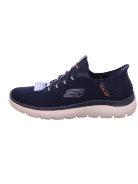 Sneakersy Skechers niebieskie