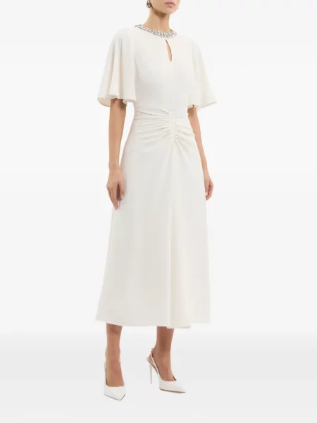 Rochie midi Rebecca Vallance alb