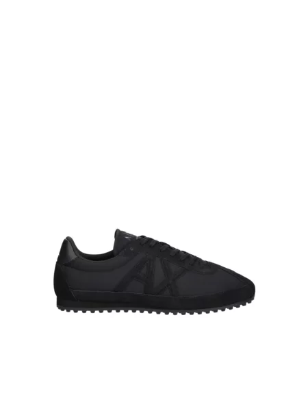Sneakersy Armani Exchange zamszowe czarne