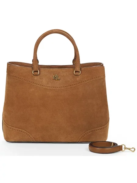Kabelka Lauren Ralph Lauren hnědá