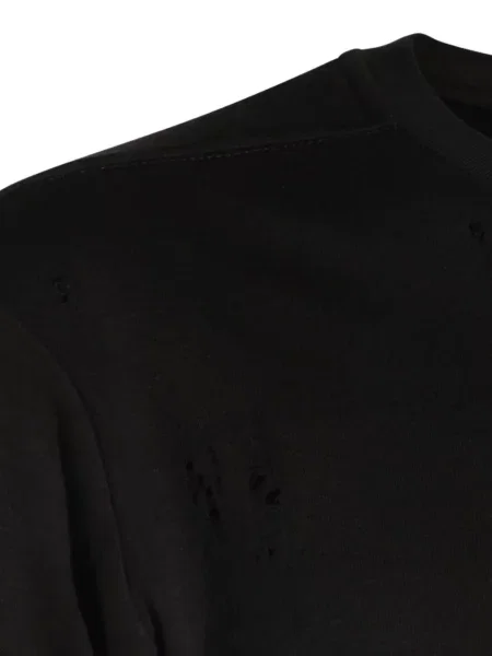 Lung tricou Thom Krom zdrențuiți maro
