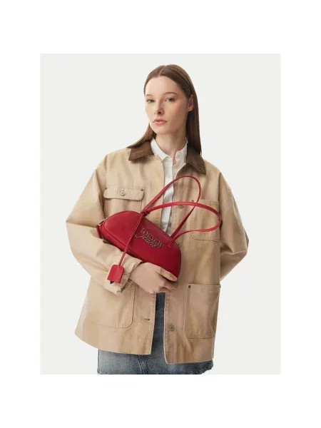 Tommy Jeans Geantă Tjw Bold Shoulder Bag maro
