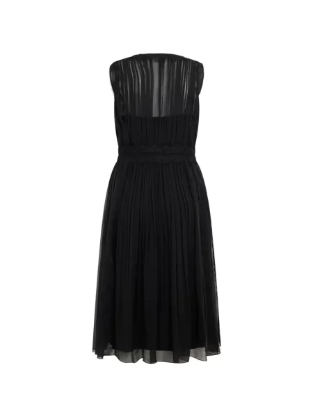 Rochie midi Alberta Ferretti din dantelă negru