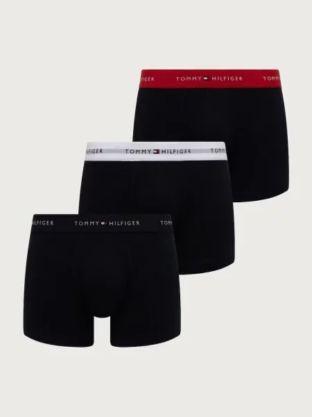 Tommy Hilfiger boxerky pánske s elastanom čierna