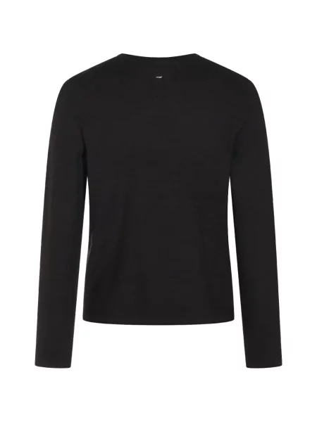 Pulover Rag & Bone cu decolteu rotund maro