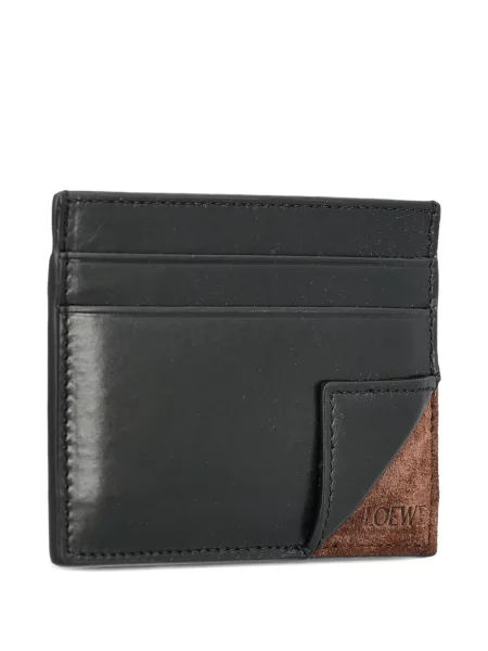 Portofel Loewe din piele cu autograf negru