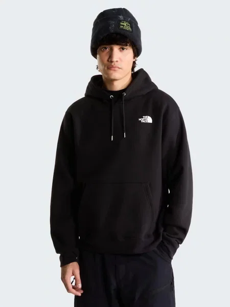 Худі The North Face U TESTED AND PROVEN RELAXED HO бавовна/поліестер чорний
