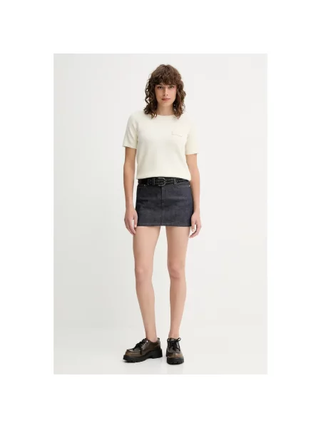 Spódnica mini A.p.c. niebieska