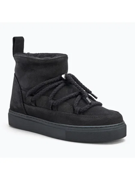 Semišové snehule Inuikii Classic Low čierna