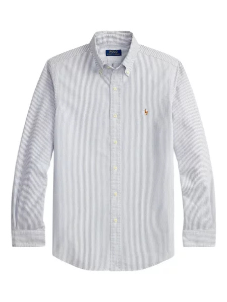 Șapcă Polo Ralph Lauren cu decolteu în V cu autograf în carouri albastru
