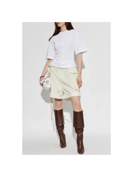 Szorty cargo Alexander Mcqueen beżowe