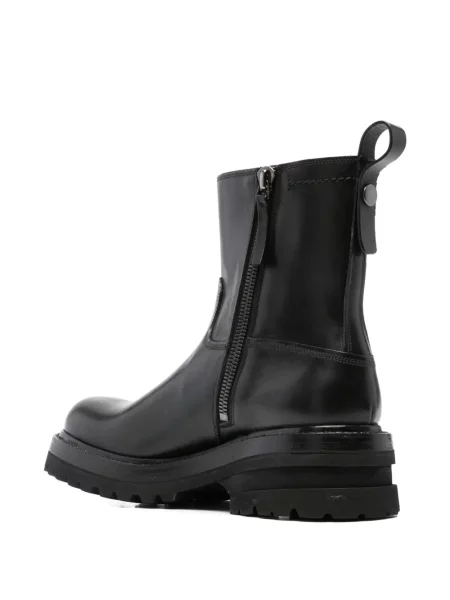 Cizme scurte Premiata din piele negru