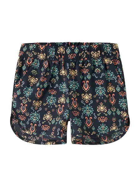 NAME IT Pantaloni NKFVinaya noapte / aqua / mov lavandă / portocaliu homar albastru