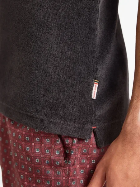 Tricou Orlebar Brown din material terry gri