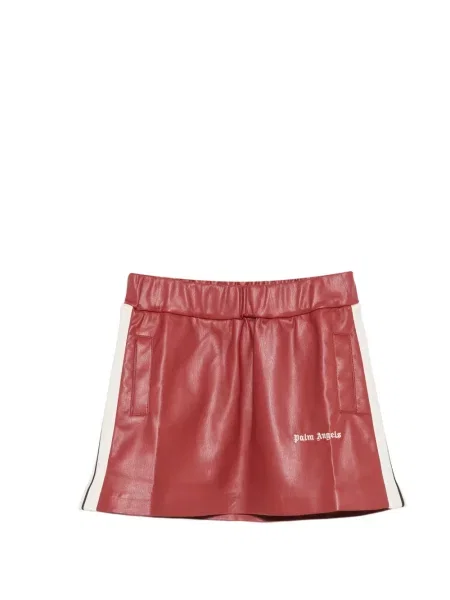 Spódnica mini dziecięca Palm Angels czerwona