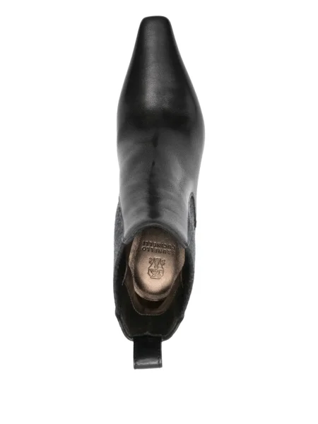 Botine chelsea Brunello Cucinelli negru