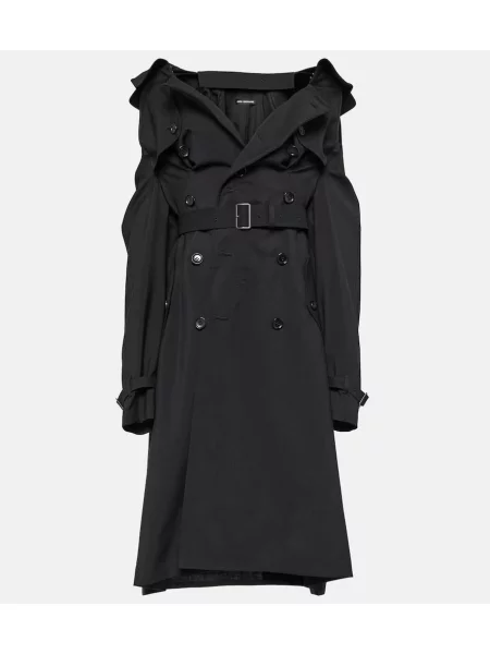 Sukienka midi Junya Watanabe wełniana do kolan garniturowa czarna